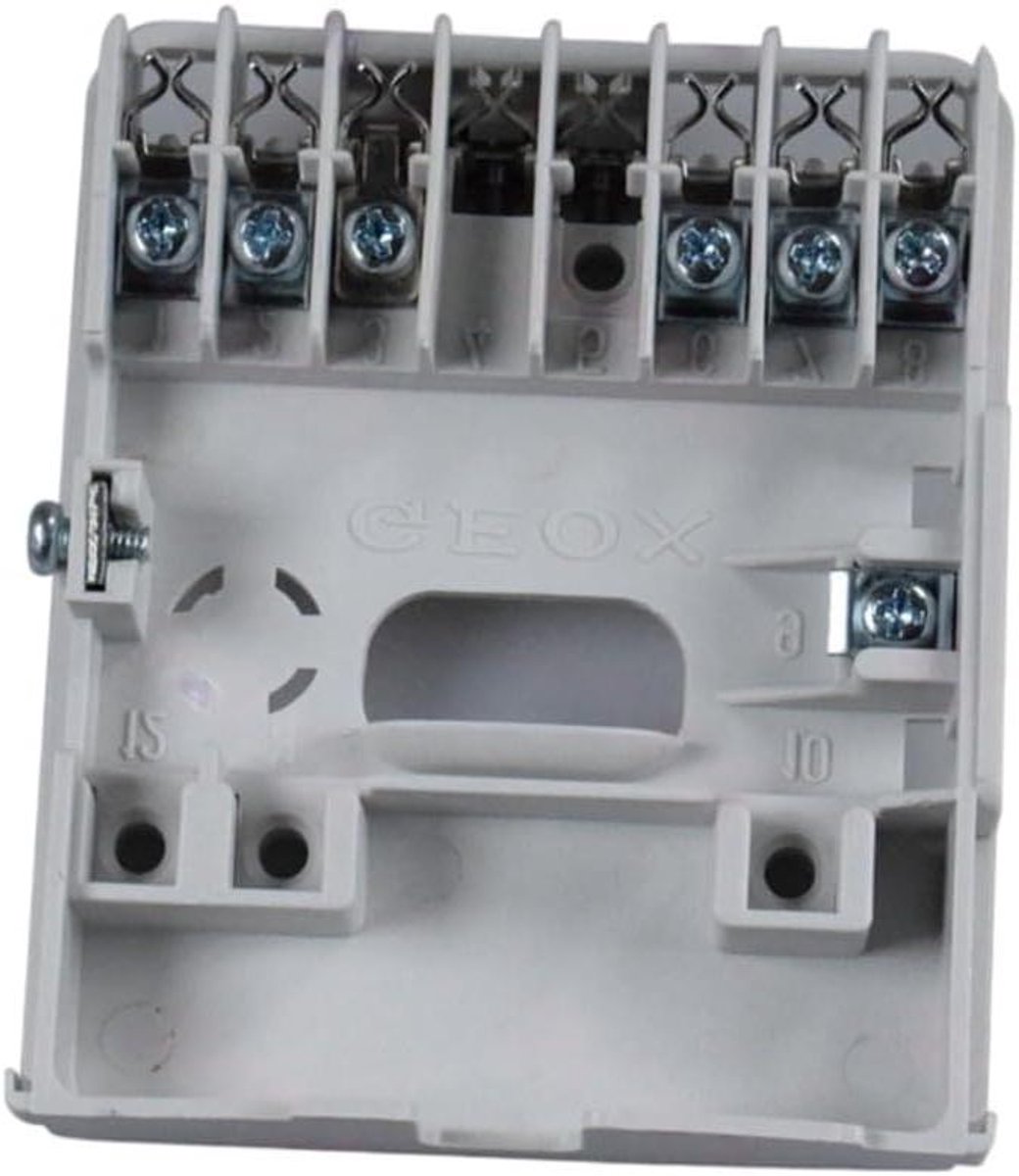 Brander Controller Basis - Besturingsmodule Oliebrander - Verwarming Optimaliseren - Robuuste Constructie - 12 x 12 x 3 cm - Grijs