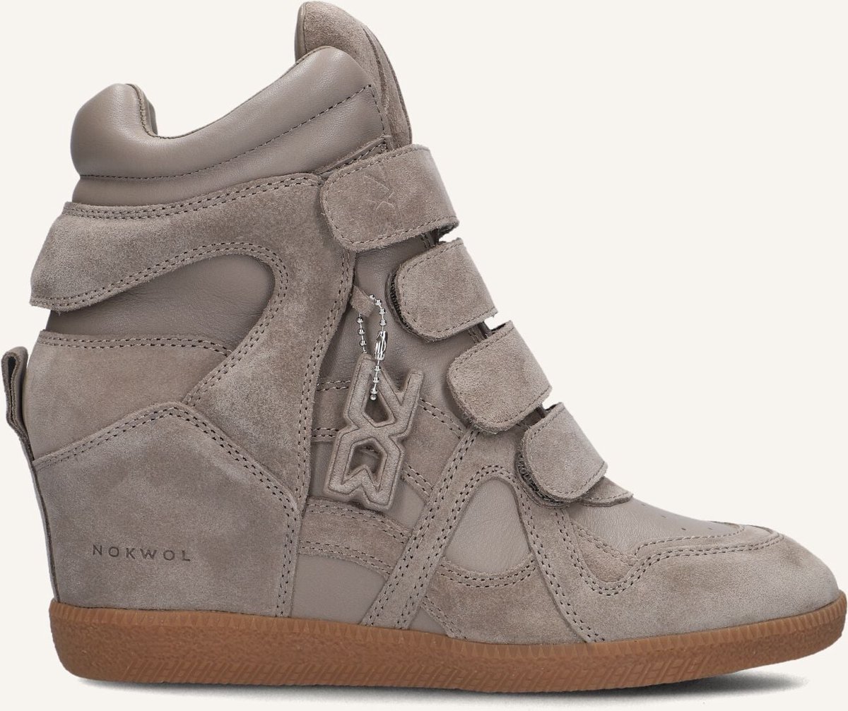 NOKWOL Eden Sneakers - Dames - Taupe - Maat 40
