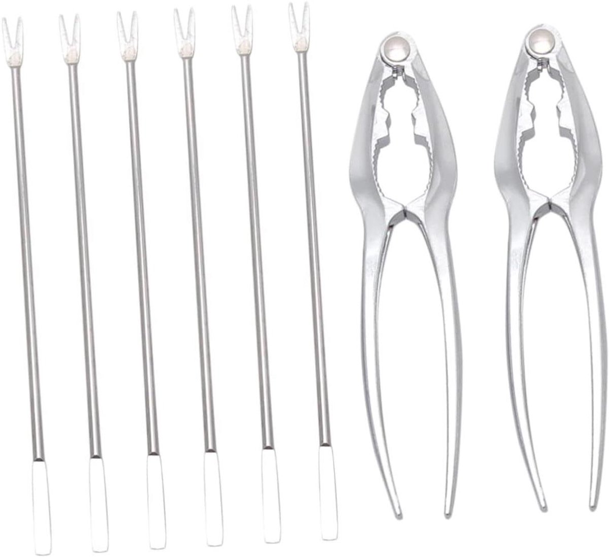 Zeevruchten Gereedschap Set - Notenkraker Krab Tang - Schaaldieren Openen - Zinklegering & RVS