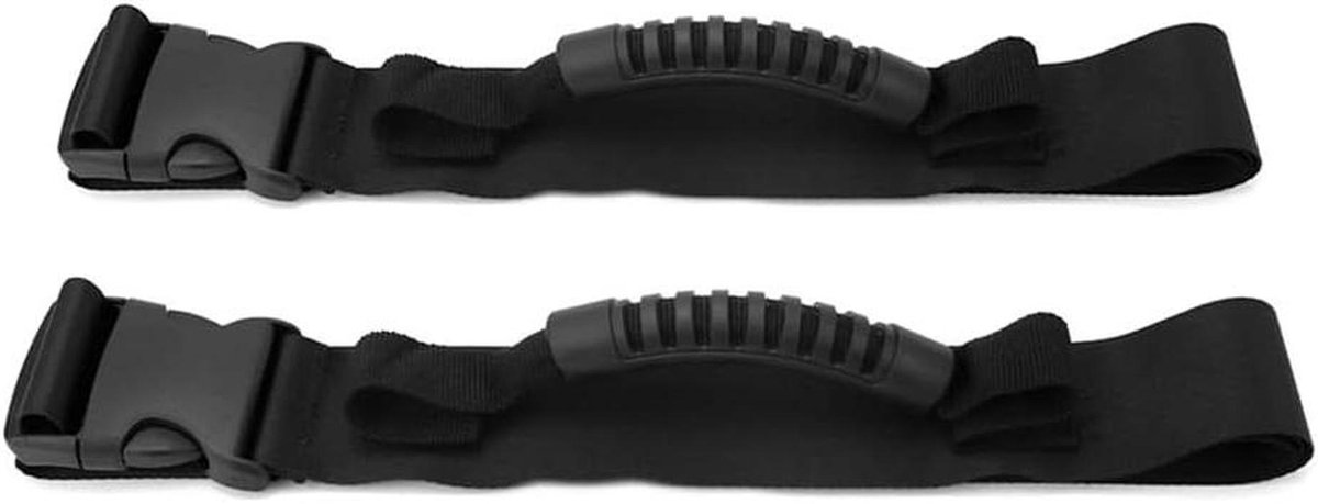 2 Pcs Adjustable Transport Belt - Moving Durable Lashing Belt Holder Strap - Nylon Carrying Strap with Handle for Moving - Lifting - Carrying Heavy Caskets - Food - Luggage