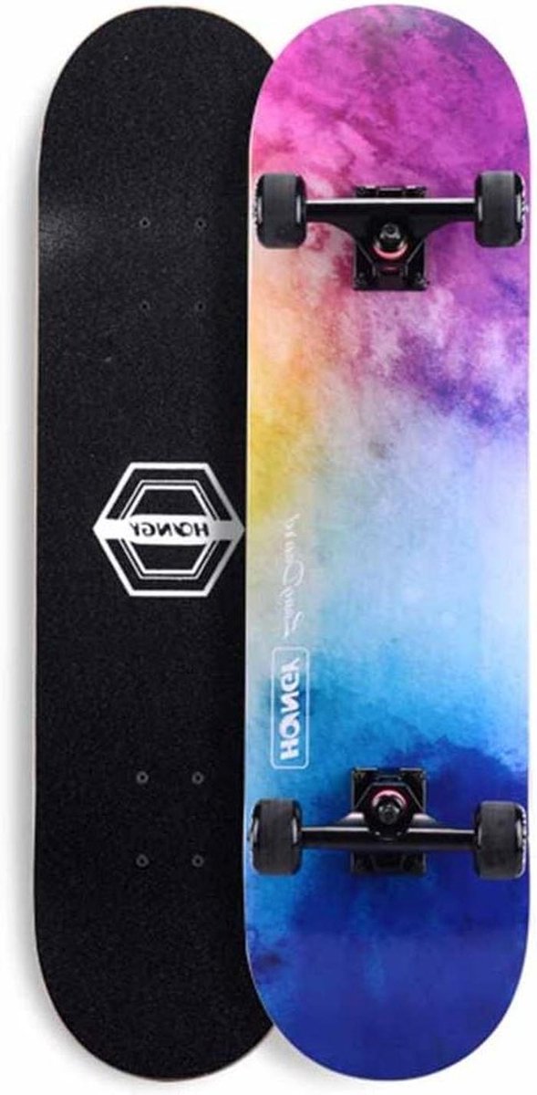 Compleet Skateboard Longboard Tricks Beginners Tricks Leren 7 Lagen Esdoorn 79 cm Diverse Patronen