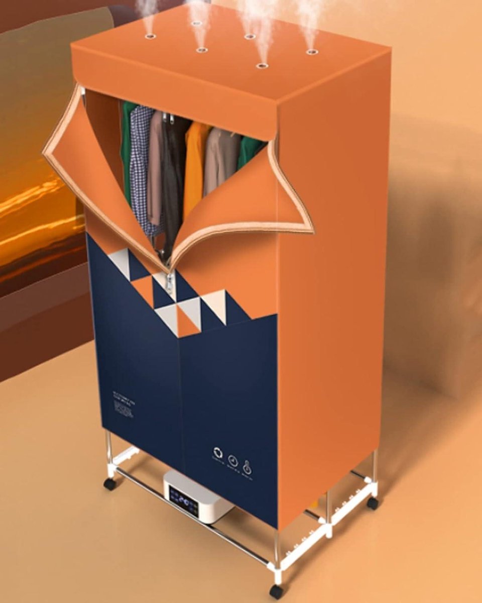 Draagbare Wasdroger Elektrische Droger Kleding Drogen Met UV Zuivering 30 kg Capaciteit Oranje