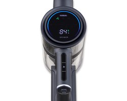 Severin HV 7179 S-Power Olymp Pro Snoerloze Stofzuiger – 30.000 Pa – 60 min Accuduur – LED Display – Steelstofzuiger met Auto Modus – Blauw