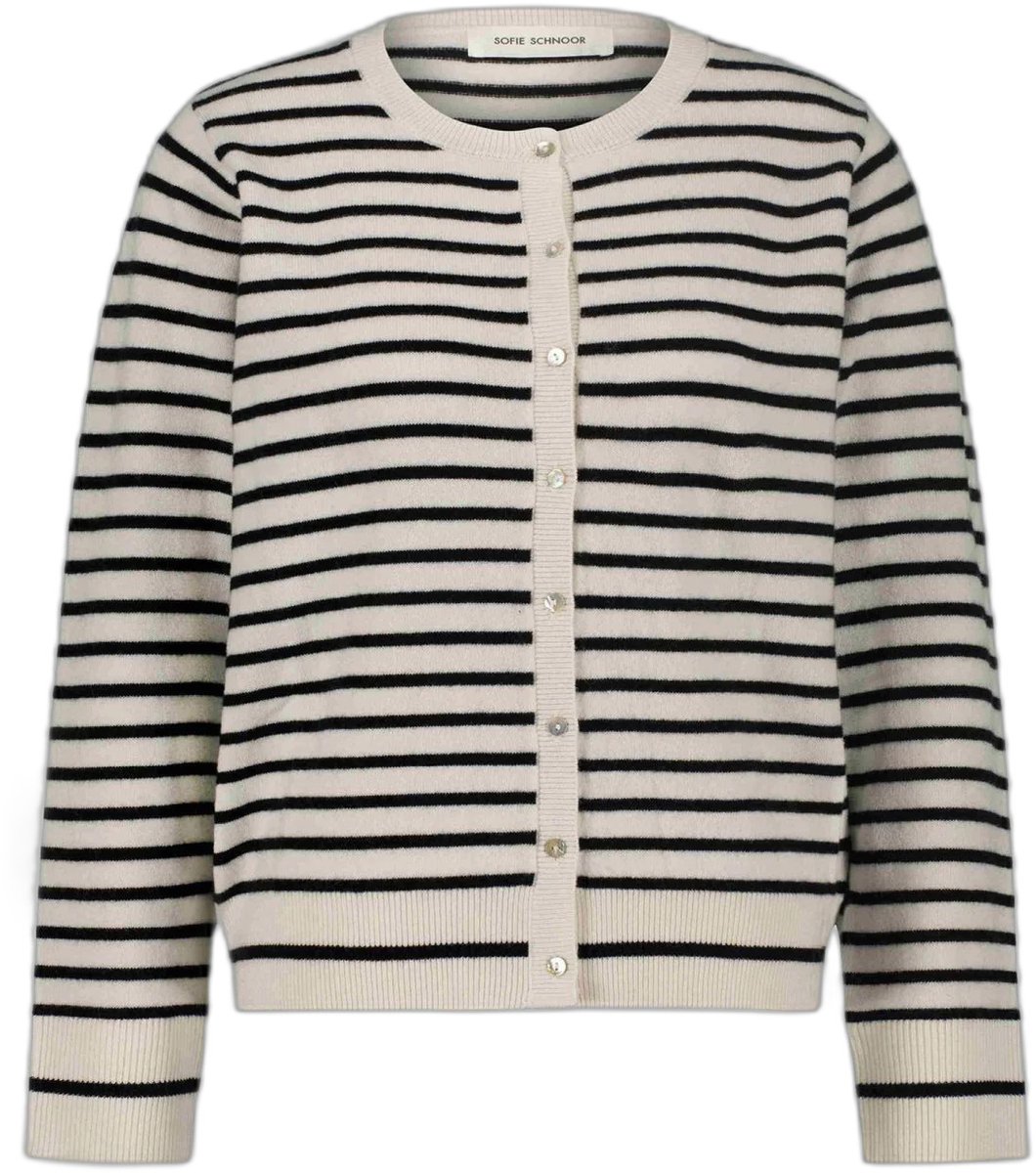 Gestreepte cardigan voor dames Sofie Schnoor Cissesw