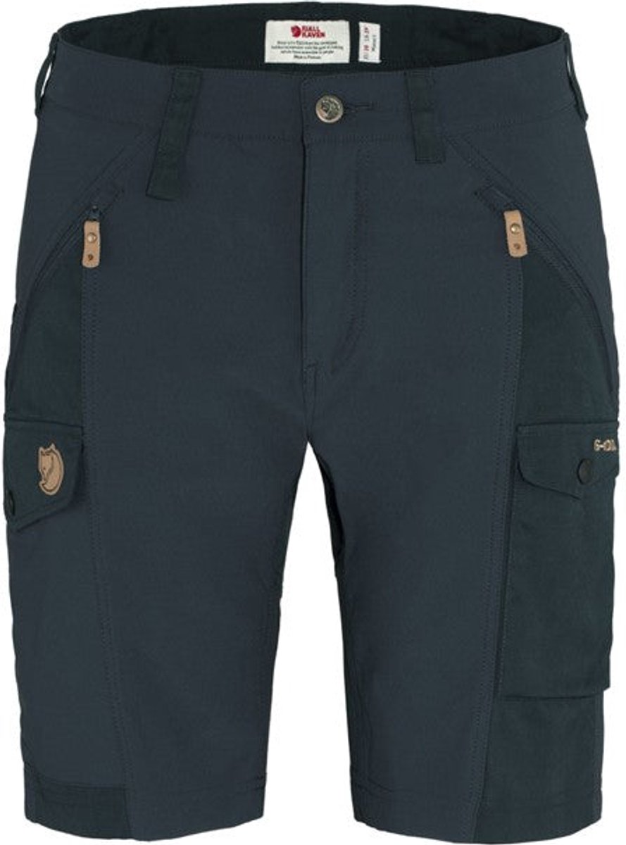 FJALLRAVEN Nikka shorts curved 89731 555 dark Blauw