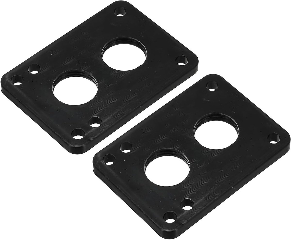 Skateboard Riser Pads 1/4 inch 2 Pack PU Shock Pads voor Verbeterde Stabiliteit en Comfort