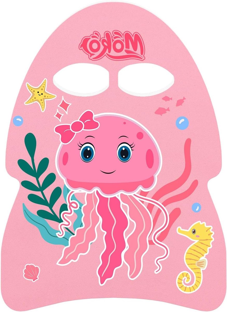 Zwem Kickboard voor Kinderen, Jellyfish Design, Ideaal voor Zwemtraining en Waterplezier, Verbeter Natuurlijke Zwemhouding en Coördinatie