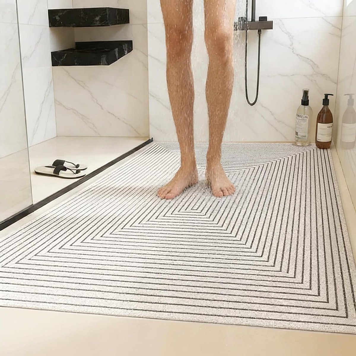Antislip Douchemat 50 x 80 cm van PVC met Massagefunctie voor Badkamer en Douchebakken