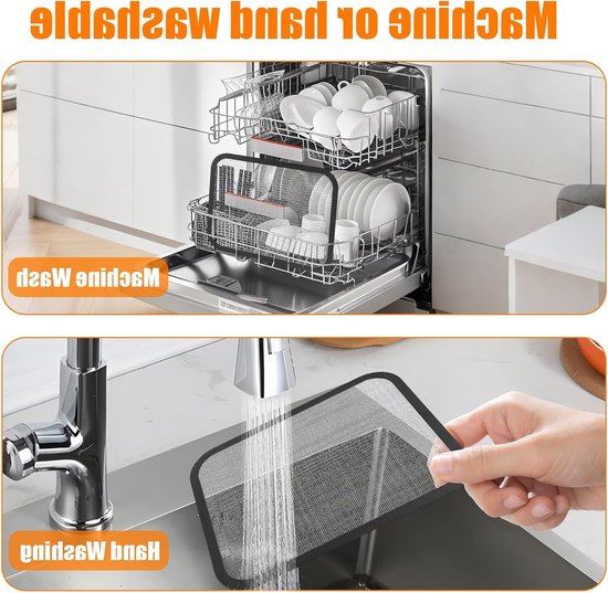 Splash guard voor air fryer 8.5 l/10 l, roestvrij en hittebestendig tot 230 °C, ideaal voor veilig frituren en koken van splash — afbeelding 4