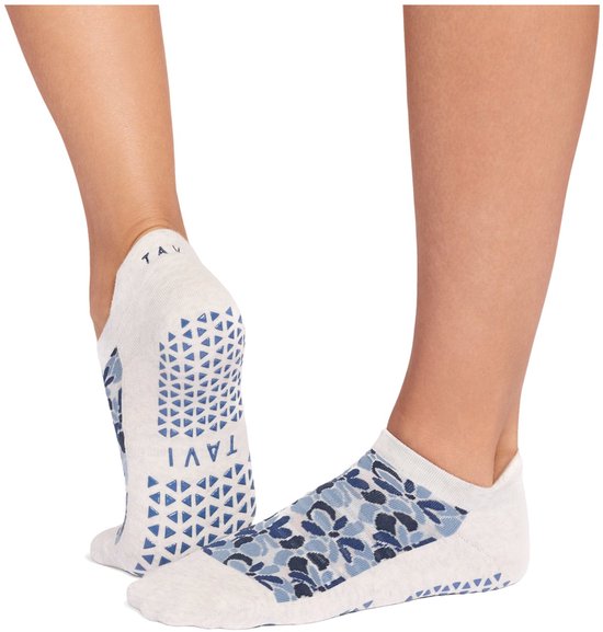 Tavi Savvy Yoga No-Show Grip Socks - Blauw/Donkerblauw - 36-39 — afbeelding 3