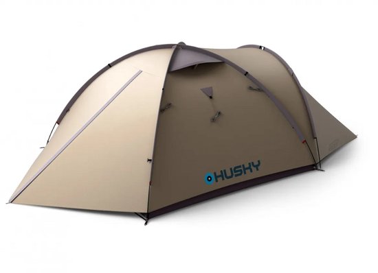 Husky Bizon 3 Plus - klassieke tent - 3 persoons - Licht Bruin van Husky — afbeelding 5