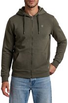 riverso Heren Sweatjack RIVBrad regular fit Olijf 3XL Volwassenen Sweatjack / Vest met capuchon