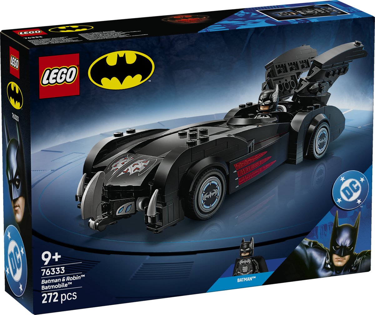 LEGO 76333 DC Batman: Batman & Robin Batmobile
