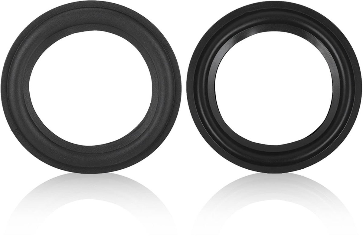 Dailygoods - Dailygoody - Luidspreker Vervangrand - Rubber Surround Rand - Duurzaam en Effectief - Zwart - Subwoofer Schuim Rand - Voor Luidsprekers Reparatie - 12...