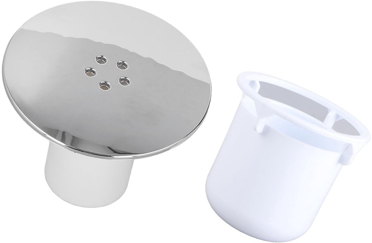 Dailygoods - Dailygoody - Doucheafvoerafdekking - Snelle afvoer - Upgrade badkamer uitstraling - 90 mm aansluiting - Douchegootafdekking - Vervangingsoptie - Hoogw..