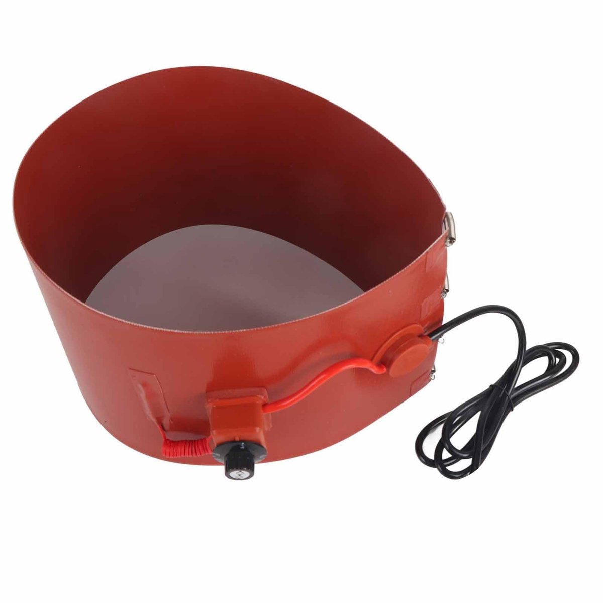 Dailygoods - Dailygoody - Trommel Heater - Olievatverwarming - 60L 1200W - Thermostaat 30-150℃ - Silicone verwarmingsriem - Geschikt voor industriële toepassingen
