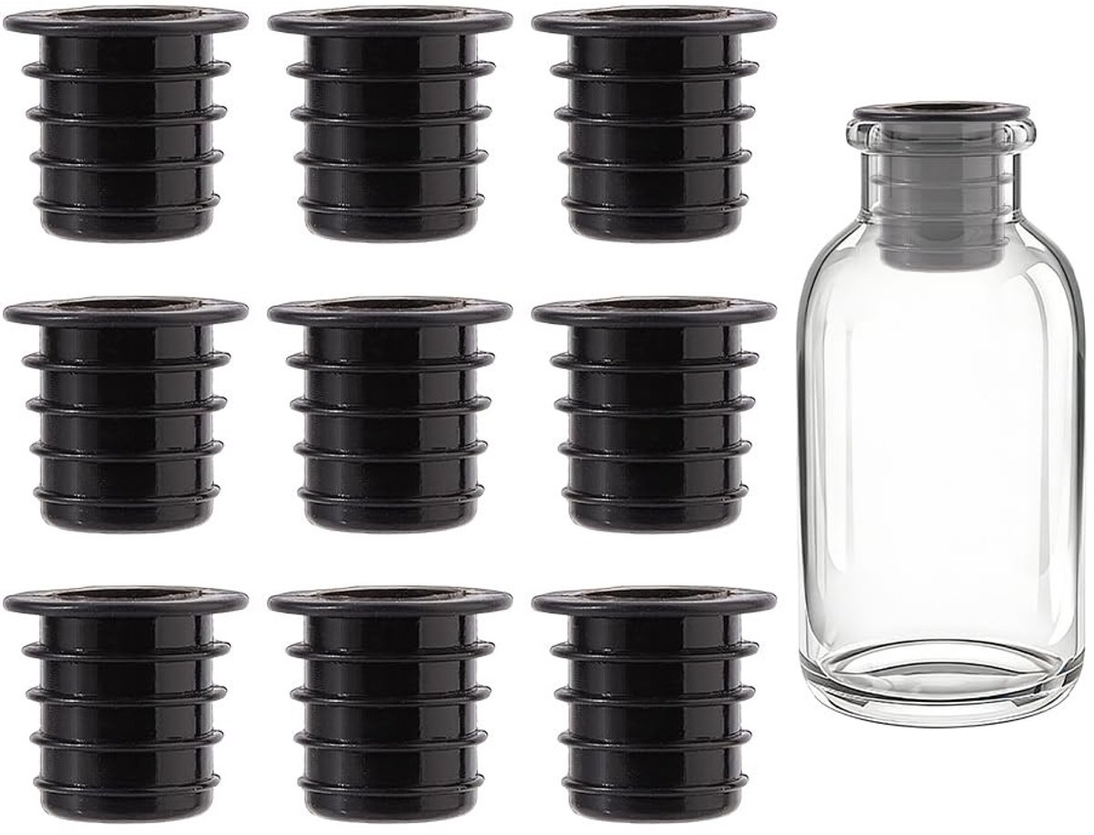 Dailygoods - 10 Stuks Likeurschenktuit Adapters voor Grote Flessen