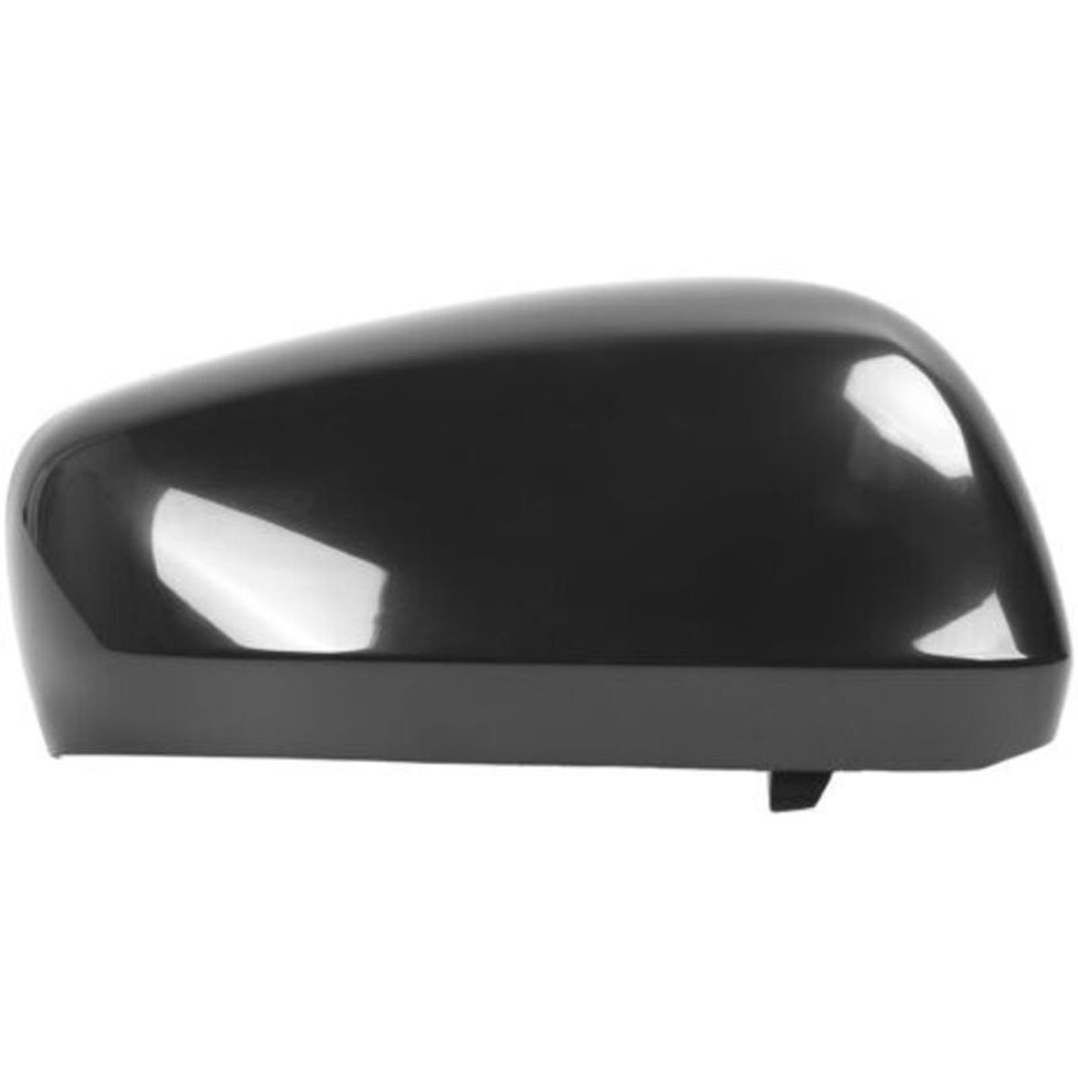 Buitenspiegelkap voor de rechterkant van de geschikt voor Toyota Kadjar (2015-2022), gemaakt van hoogwaardig, sterk kunststof, zwart.