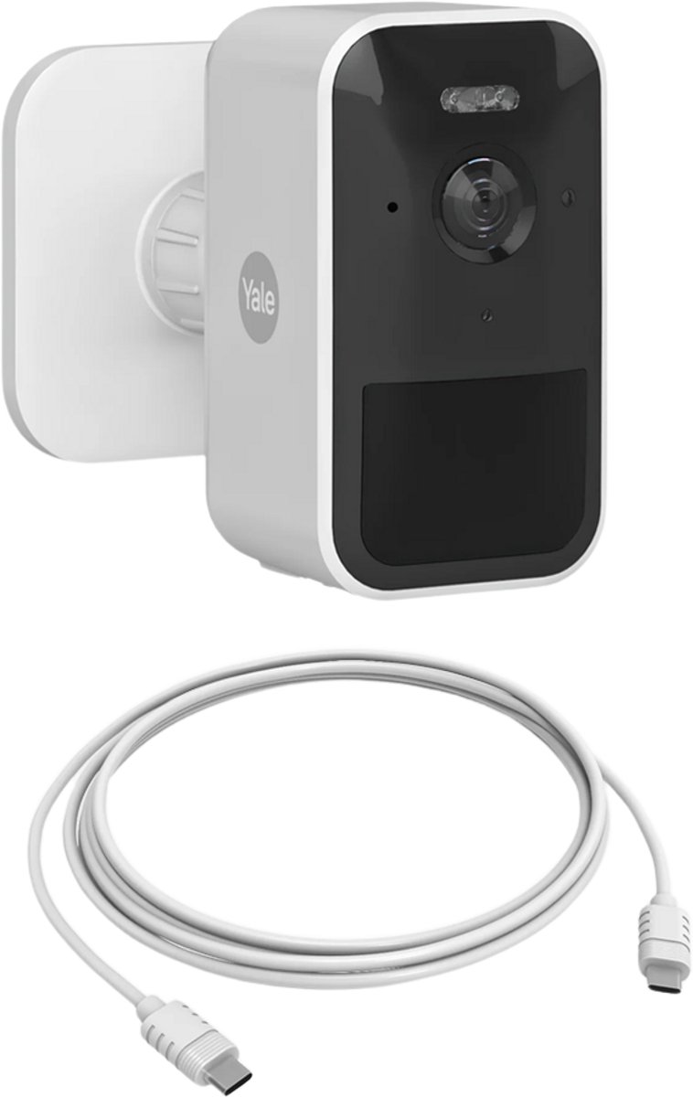 Yale - Buitencamera Kabelset - Met USB-C kabel - Altijd stroom