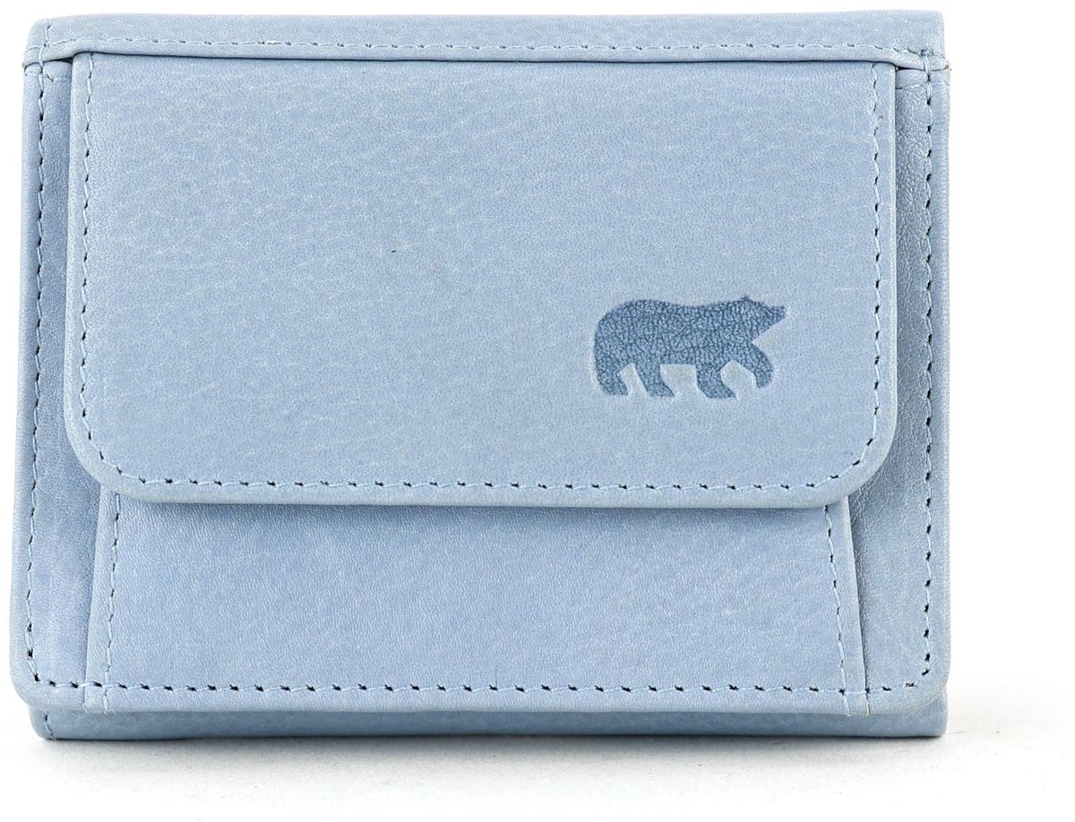 Bear Design Nana Leren Overslagportemonnee - Sky