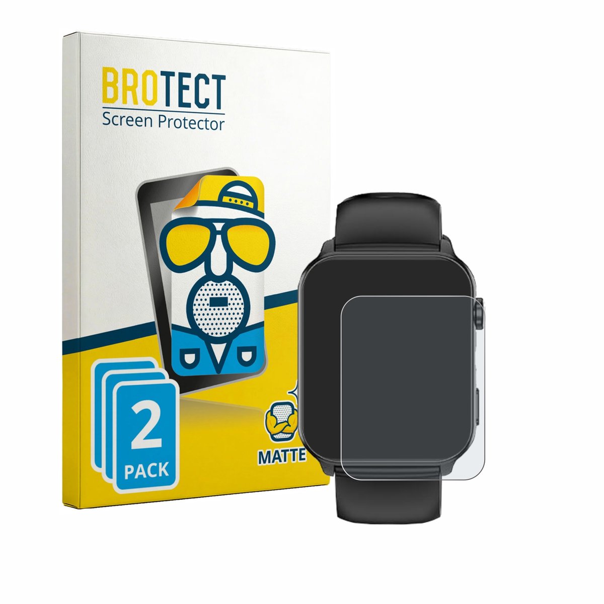 BROTECT - Screenprotector voor Baolubao R30MAX 1.91" - Folie Beschermfolie matte 2 Stuks