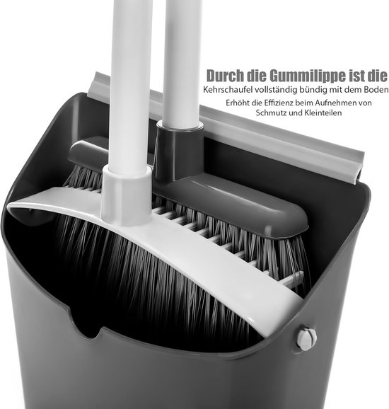 Stoffer en blik met lange steel - Verstelbaar - Bezem / vegen - Huishoudhulp — afbeelding 5