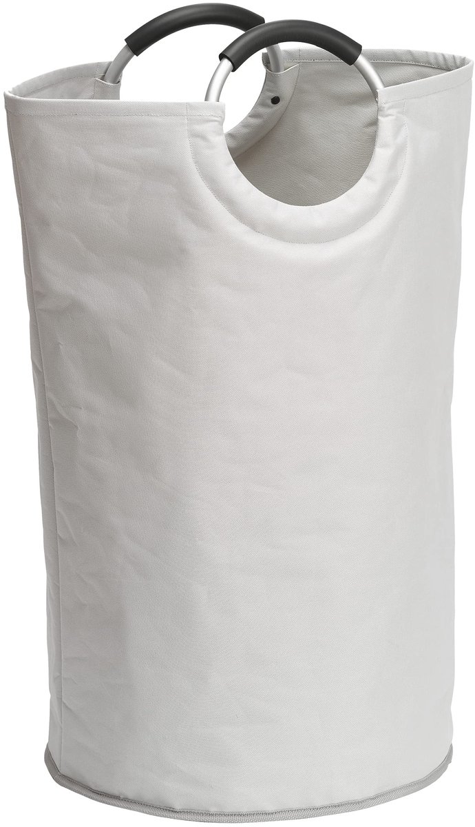 Dailygoods - Dailygoody - Wasmand - Wasverzameling - Slimme opslagoplossing - Beige - 69 Liter - Groot formaat - Geschikt voor volwassenen - 38 x 38 x 72 cm