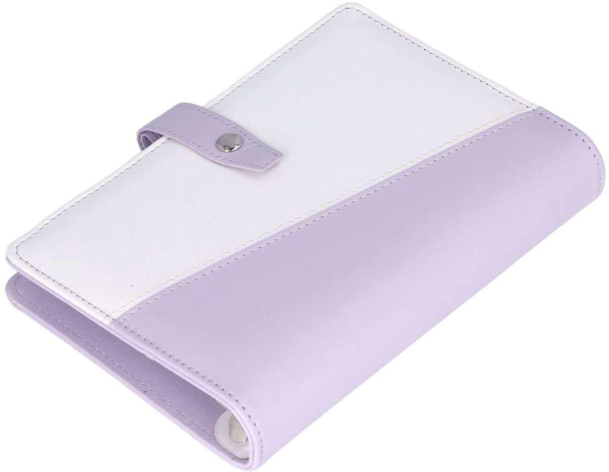 Dailygoods - Dailygoody - A6 Budgetbinder - Budgetorganizer - Draagbaar en multifunctioneel - Paars - Efficiënt geldbeheer - Voor kantoor en school - Compact forma