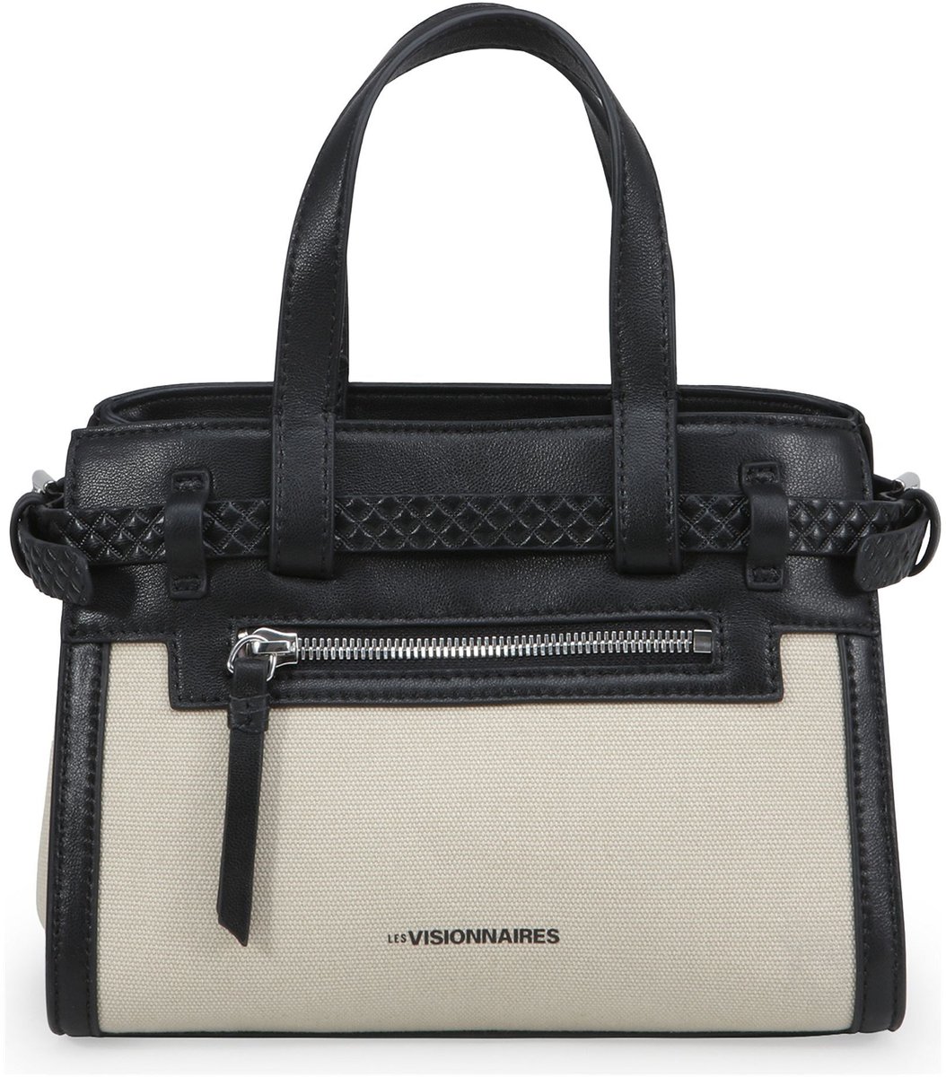 LES VISIONNAIRES Tina Handtas 22 cm - Dames - off white-black