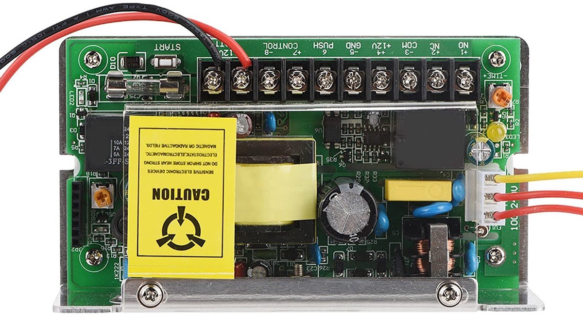 Dailygoods - 12V Voeding voor Toegangscontrolesysteem met Ontgrendelingsmodule