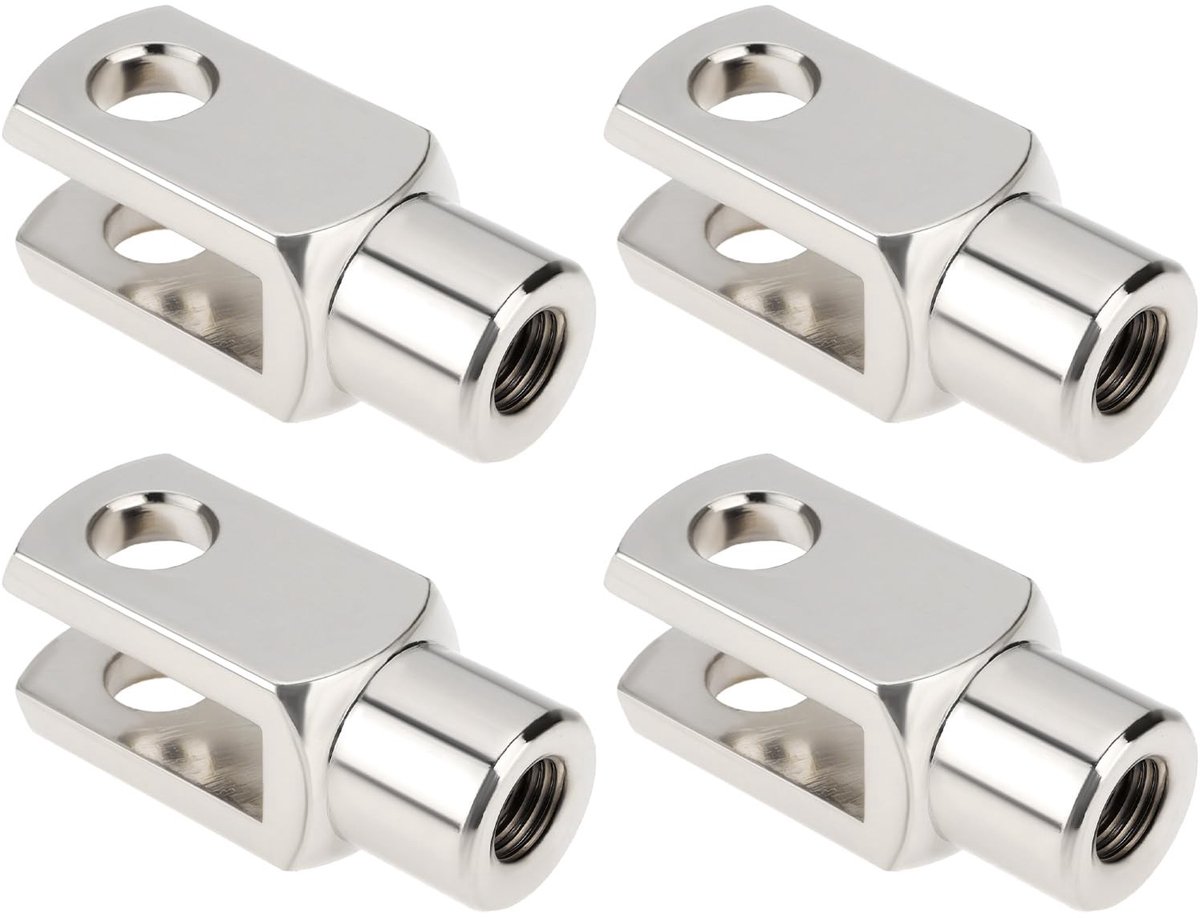 Dailygoods - 4 Stuks Clevis Vorken voor Hydraulische Systemen