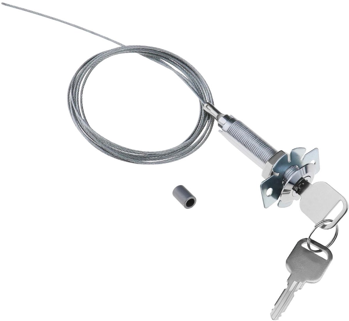 Dailygoods - Dailygoody - Garagedeur Emergency Release Latch - Noodontgrendeling - Zilver - Sleutelaccessoires - Veiligheid voor garagedeuren - Universeel gebruik