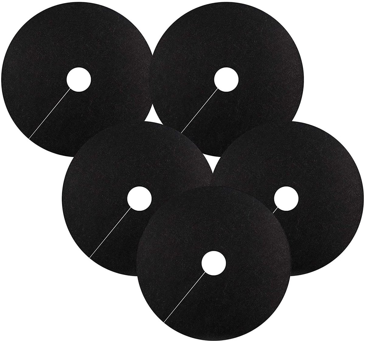 Dailygoods - Dailygoody - 5-pack boomwortelring - boombeschermingsmat - onkruidbestrijding - 20,4 inch - wortelbescherming - ideaal voor tuin - eenvoudig in g
