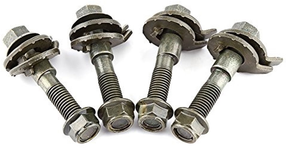 Dailygoods - Dailygoody - Terisass Cam Bolt Set 14mm voor Voertuigen - 4-delige Stalen Wielenuitlijning