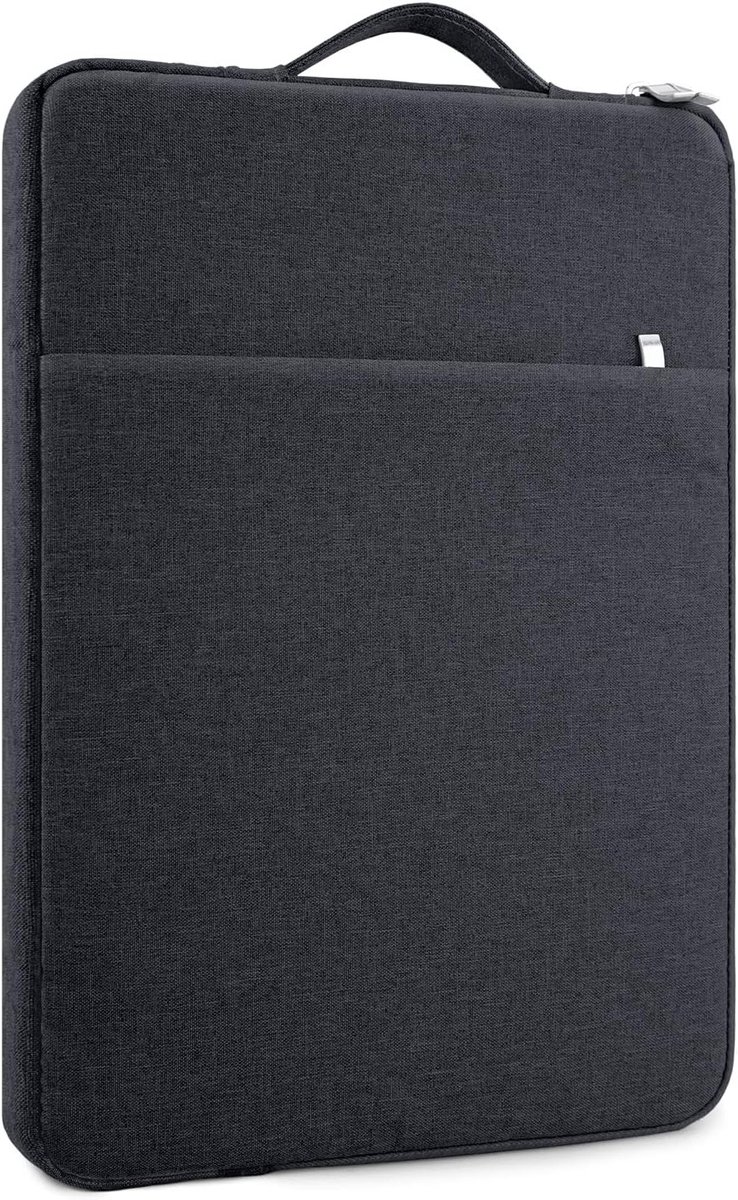 16 inch Laptop Sleeve met Handvat - Beschermhoes voor Laptop, Computer en MacBook - Zwart en Duurzaam