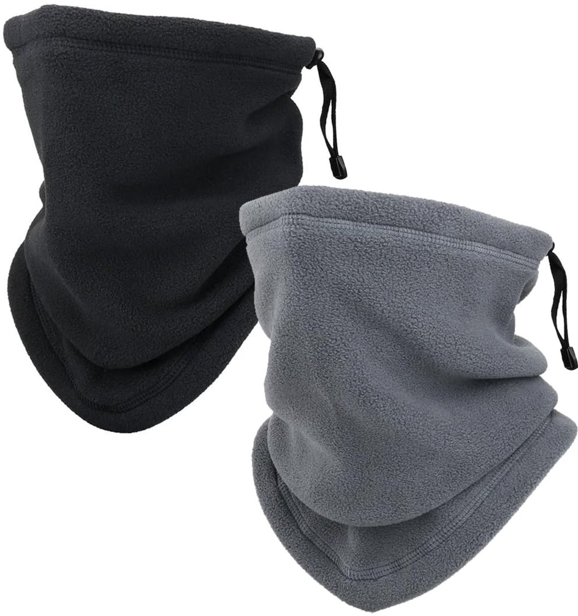 Dailygoods - Dailygoody - Winter Warm Dubbellaags Wollen Sjaal - Winddicht - Bruin - Fietsen - Unisex - Buitensporten - M