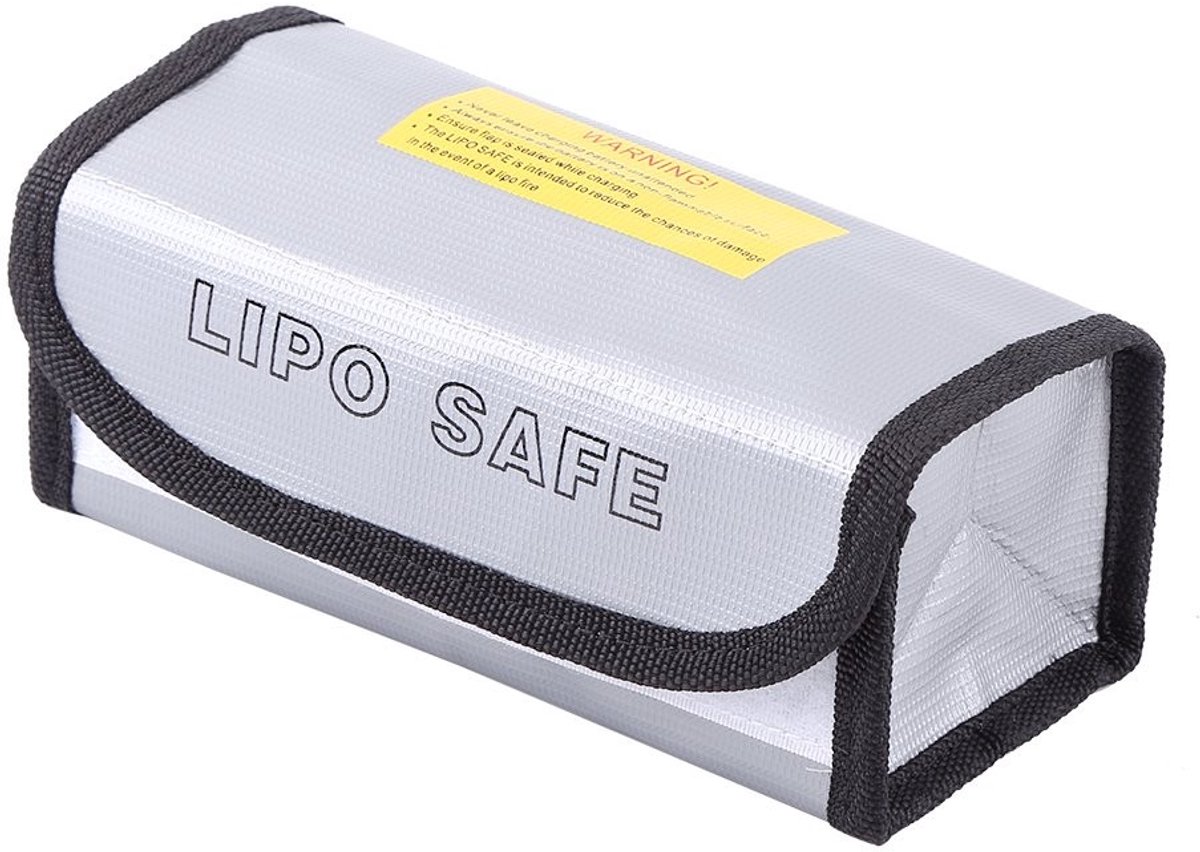 Dailygoods - Dailygoody - Lipo-veilige tas - Vuurvaste explosieveilige veilige tas voor opslag - Ideaal voor Lipo-batterijen - Handig ontwerp - Bescherming tegen h