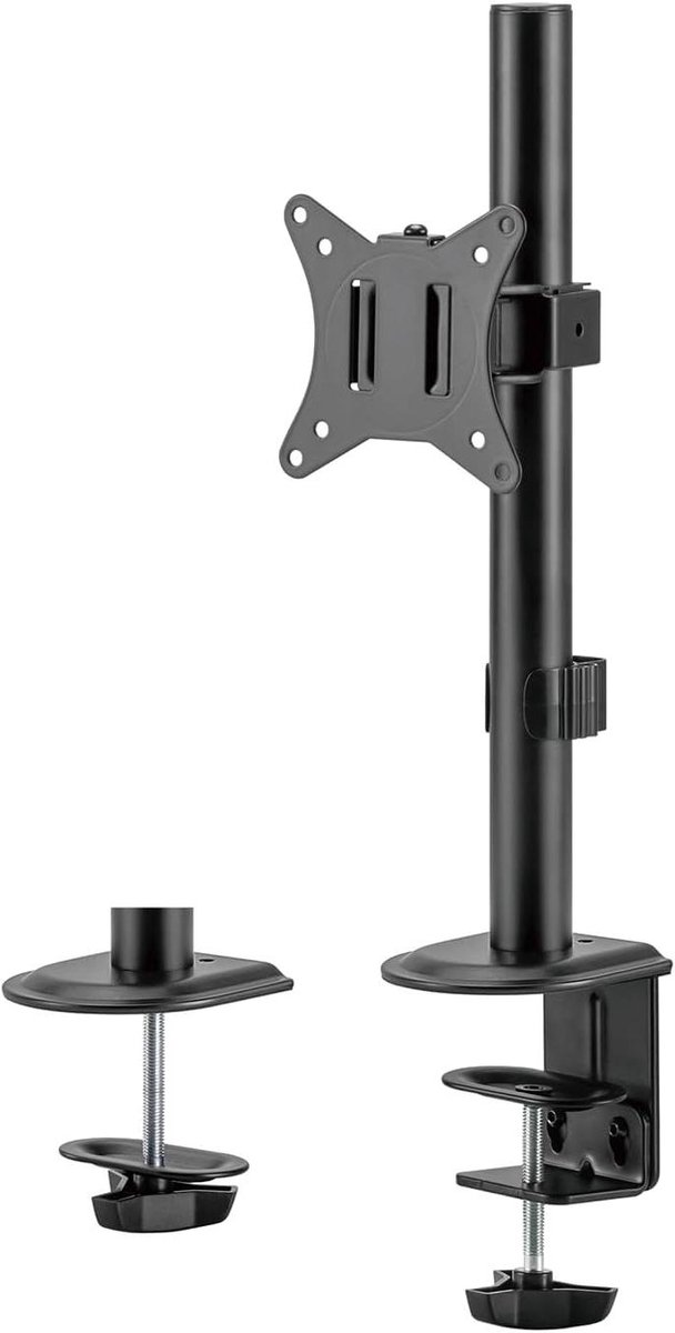 Monitorarm - Bureauhouder - Ergonomisch Werken - 360 Graden Draaibaar - 17-32 Inch - Zwart