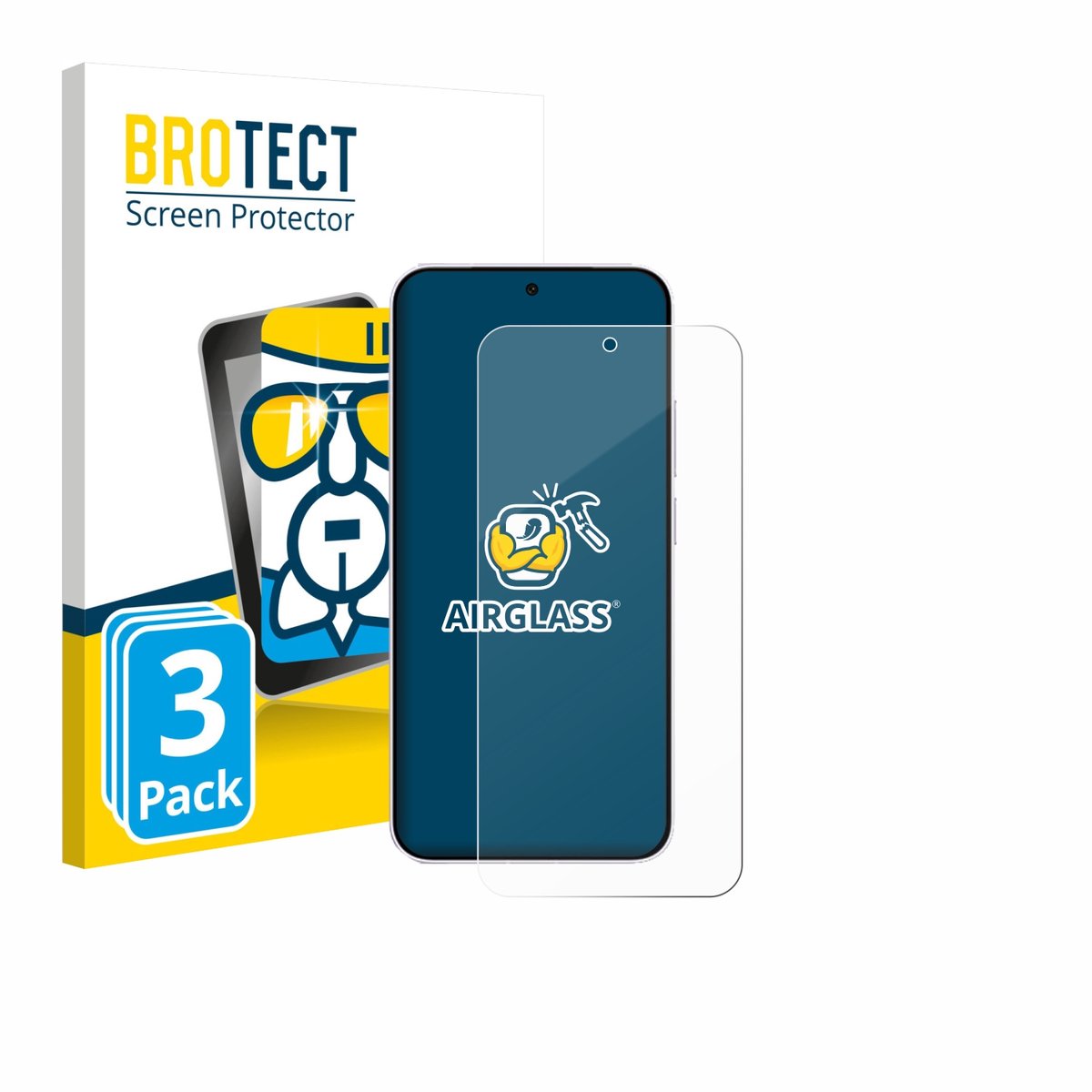Screenprotector 3 Stuks voor Vivo X300 FE Beschermglas transparant