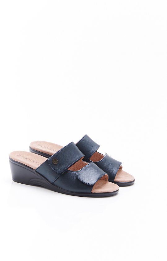 Damart - Mules Piedical à ouverture complète - Femmes - Bleu - 36