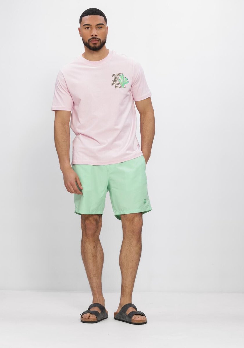 Shiwi Men Mike Swim Shorts 7 Inch Solid Zwembroeken Heren - Mint — afbeelding 5