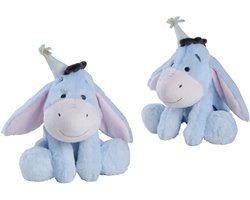 Disney knuffel I-Aah 25cm - Winnie de Poeh jubileum speelgoed.