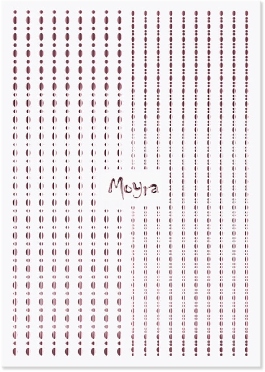 Moyra Nailart Strip Dots 03 Rose Gold