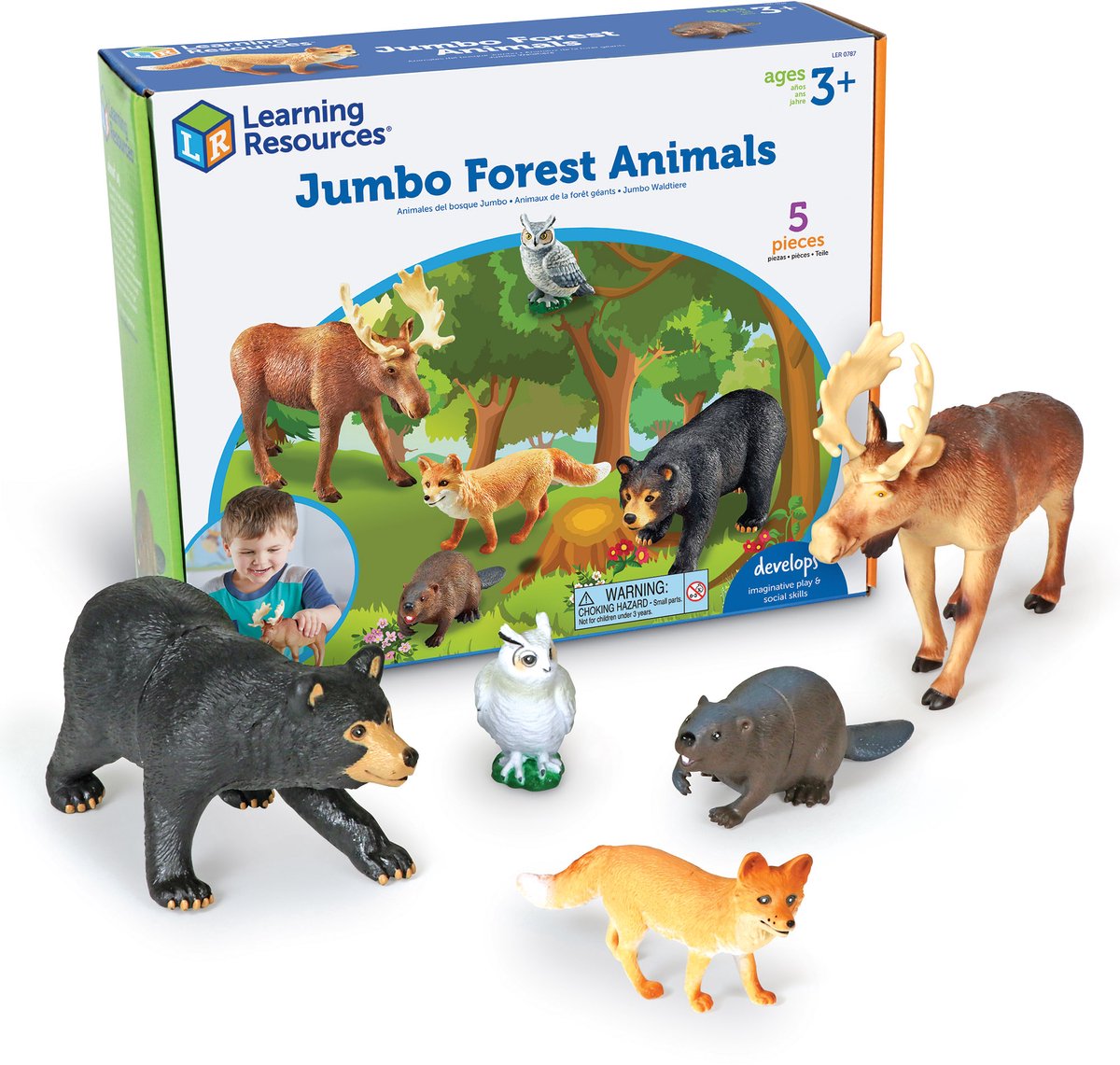 Learning Resources jumbo bosdieren - speelfiguren - 3+