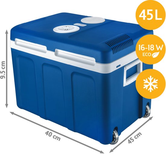 TZS First Austria Thermo-Elektrische Koelbox 12V en 230 volt - 45L - Frigobox - Blauw van TZS First Austria — afbeelding 4