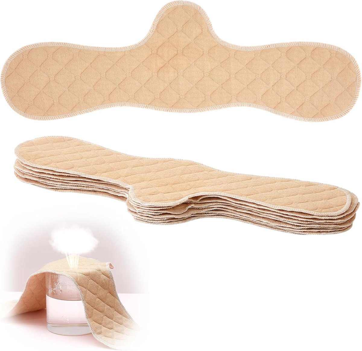 Bh Inlegkruisjes - Zweetpads - Ondersteuning - 3 Laags Absorptie - Wit