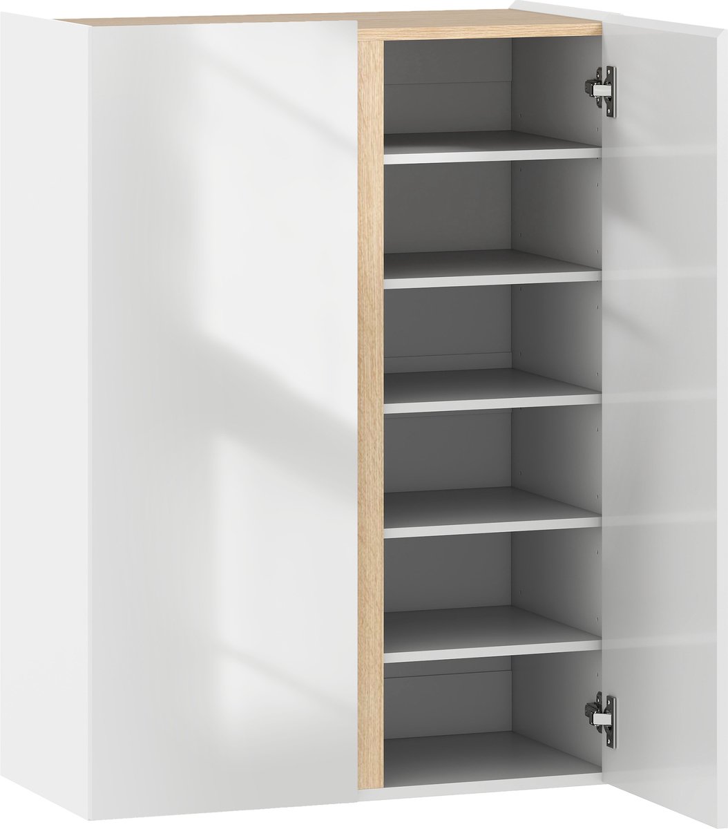 Schoenenkast voor 18 paar met Verstelbare planken - 33x70x95cm