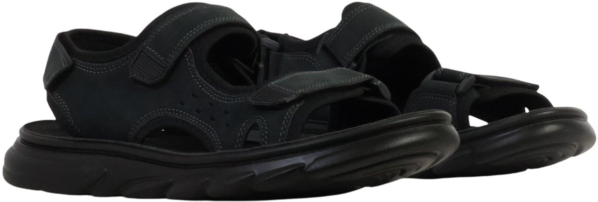 Platte sandalen met klittenband