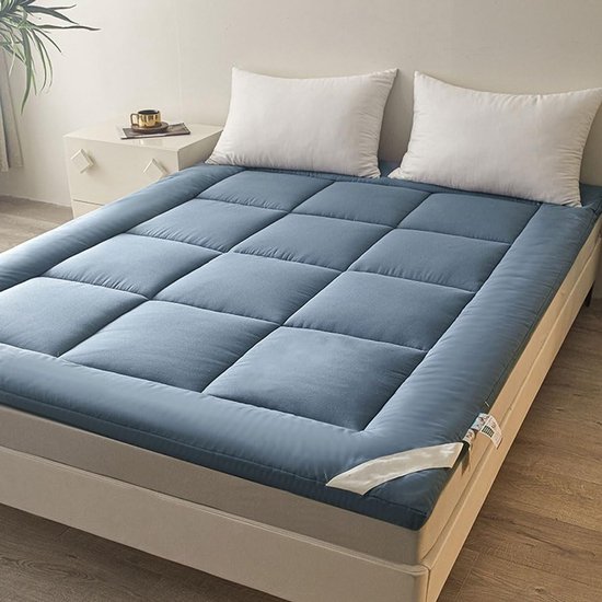 Japanse Vloermatras - Futon Matras Tatami - Comfortabel Slapen - 100% Katoenen Vulling - 90x200cm - Naturel — afbeelding 2