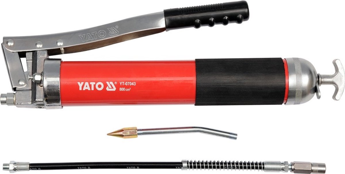 Yato YT-07043 - Handmatige Vetspuit - Versterkte Constructie - Hoge Capaciteit